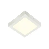 Corp iluminat de perete, aplica, Senser 18 lumini de plafon, alb de perete cu LED-uri in interior si tavan montat lumina patrat alb 4000K,