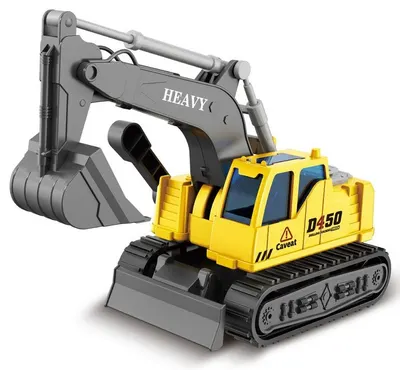 Jucărie pentru copii Raya Toys - excavator cu sunete și lumini, 1:16