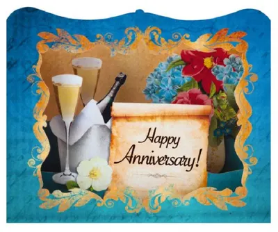 Felicitare Gespaensterwald 3D - Happy Anniversary