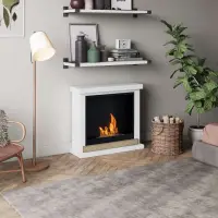 Hagen Pure White Semineu cu bioetanol FreeFlame