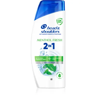 Head & Shoulders Menthol Fresh 2in1 sampon si balsam 2 in 1 anti matreata 400 ml