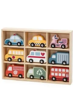 Set vehicule de oras in cutie de depozitare