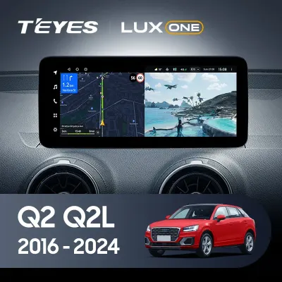 Navigatie Auto Teyes Lux One 360° Audi Q2 2017-2023 6+128GB 12.3" IPS Octa-core 2Ghz, Android 4G Bluetooth 5.1 DSP