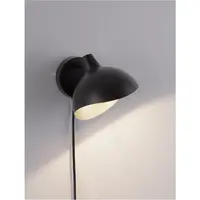 Plafoniera GETI Mat Negru & Auriu Metal LED E14 1x5 Wat 230 Volt IP20 Fara bec