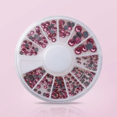 Disc Pietricele Nail Art Roz L24