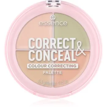 essence CORRECT & CONCEAL paleta corectoare pentru uniformizarea nuantei tenului