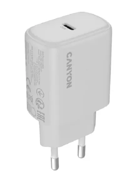 Încărcător Canyon - OnCharge 250, 25W, alb