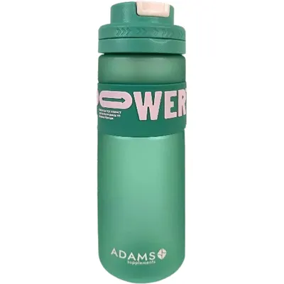 Sticla Verde de Plastic cu Pai pentru Apa Power 820ml