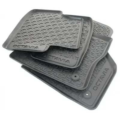 Set 4 Covorase De cauciuc Originale All-Weather - Skoda Octavia 3 2013-2019