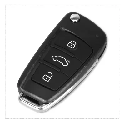 Carcasa Cheie Auto Techstar® compatibila cu Audi A4, A3, A6, A8, TT, Q7, 3 Butoane