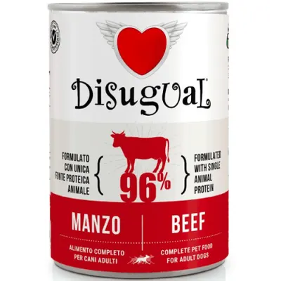 Hrana umeda pentru caini Disugual Dog Monoprotein Vita 400g
