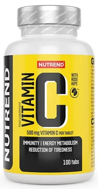 Vitamin C with Rose Hips, 100 tablete, Nutrend