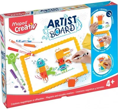 Set tabla magnetica Maped Creativ - Artist Board, cu figurine