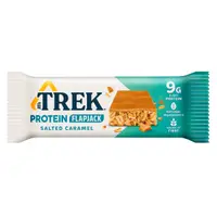 Baton cu aroma de caramel sarat si proteine, 50g, Trek