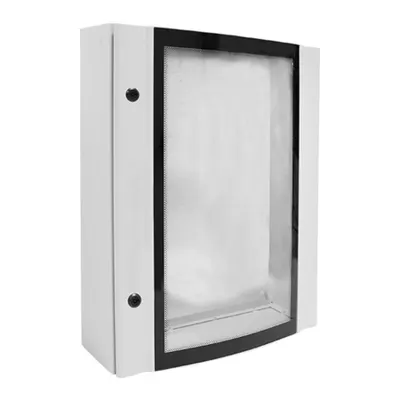 Metal Distr. Board Elox 65/45/15 Temp. Glass, Ip55