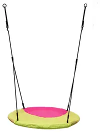 Leagăn pentru copii tip hamac KBT - Winkoh, 100 cm, roz/lime