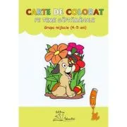 Carte de colorat pe teme saptamanale, grupa mijlocie