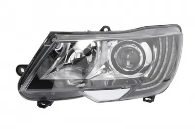 Far fata Stanga (bi-xenon, D3S H7, electric, cu motor) potrivit SKODA SUPERB II -05.15