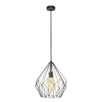 Lampa suspendata CARLTON negru 220-240V,50/60Hz IP20