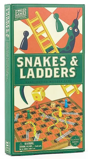 Joc de societate Snakes & Ladders - familie