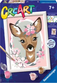 Set de pictură pe numere Ravensburger CreArt - Cerb încântător