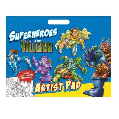 Superheros Artist Pad