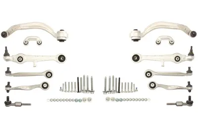 Set reparatie brate puntea fata Lemforder pentru AUDI A6 C5; SKODA SUPERB I; VW PASSAT B5, PASSAT B5.5 1.6-4.2 10.96-03.08