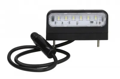 Lumina numar inmatriculare REGPOINT II (LED, 12 24V, 48x45x100mm, lungime cablu: 500mm, conector: ASS3)