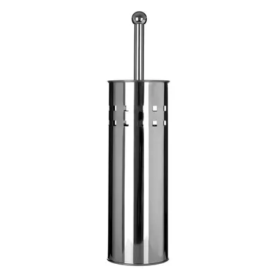 Perie de WC argintiu-mat din oțel inoxidabil Indy – Premier Housewares