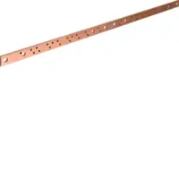 Bară Cu perforată, filet M6 400A 30X5 L880