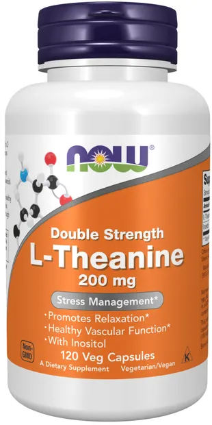 L-Theanine Double Strength, 120 capsule, Now