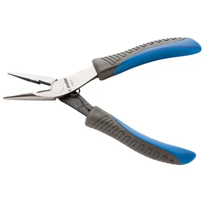 Cleste cu varfuri semirotunde pentru electronisti 135mm, 12.6mm, 3.2mm, 2.4mm, 32.5mm, 90g