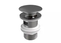 Ventil lavoar Roca Aqua A5054015SM, universal, push to open, mat, Otel satinat
