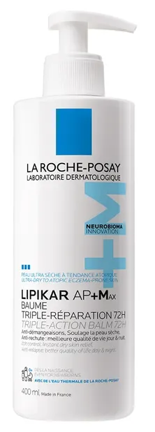 La Roche-Posay Lipikar Balsam cu acțiune triplă pentru piele foarte uscată AP+ Max, 400 ml
