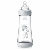 Biberon Chicco Perfect5 300ml, biofunctional, anti-colici, tetina silicon, flux rapid, unisex, 4luni