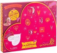 Calendar Advent de Crăciun Our Generation - Accesorii pentru păpuși, 24 piese