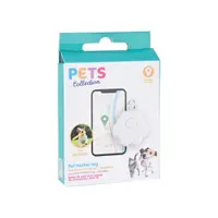 Dispozitiv 4 în 1, pentru monitorizare animale, formă de lăbuță, bluetooth, Pets Collection, 4.2x4x1 cm