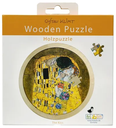 Puzzle din lemn Fridolin din 48 piese - Sărutul