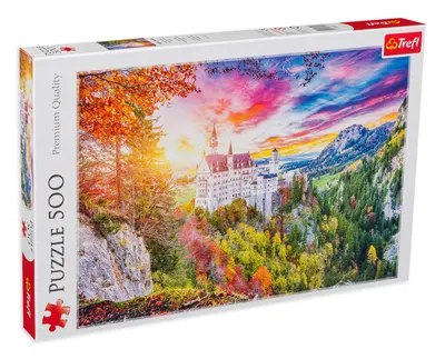 Puzzle Trefl din 500 de piese - Castelul Neuschwanstein, Germania