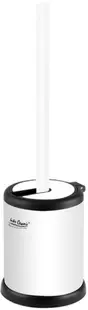 Perie de toaletă Inter Ceramic - 7287W, anti amprentă, alb mat