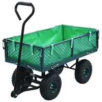 Gossi carucior manual de gradina, verde, 250 kg