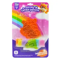 Breloc DIY Genie Pets, model Vulpiță – pictură cu cristale colorate, Activitate creativă pentru copii 3+, Whimsy Workshop