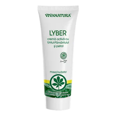 Crema Lyber antireumatica cu untul pamantului si petrol 250ml - Viva Natura
