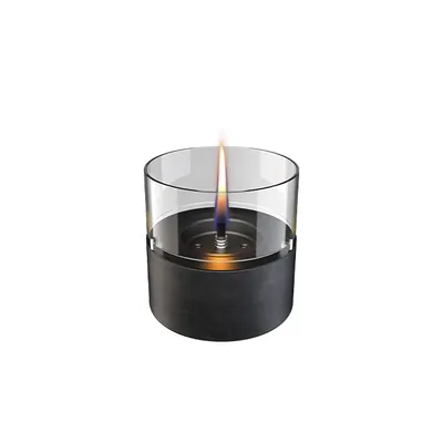 Lumanare ambientala TENDERFLAME negru