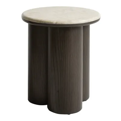 Măsuță auxiliară rotundă cu blat din marmură ø 45 cm Piazze – Unique Furniture