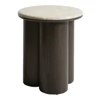 Măsuță auxiliară rotundă cu blat din marmură ø 45 cm Piazze – Unique Furniture