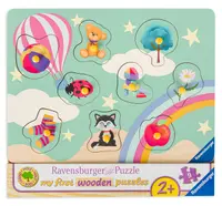 Puzzle din lemn Ravensburger din 10 piese - Prima mea puzzle