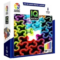 Smart Games - IQ Matrix, joc de logica cu 120 de provocari, 7+ ani, editie lb. Romana