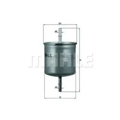 Filtru combustibil MAHLE ORIGINAL KL 196