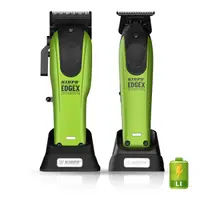 Set EDGE X - KIEPE - Masina de tuns + Masina de contur - Ultra Thin - Verde